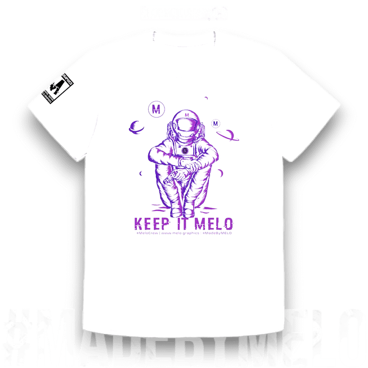#MeloCrew Vibes: Purple - Basic T-Shirt | #MadeByMELO product image (5)