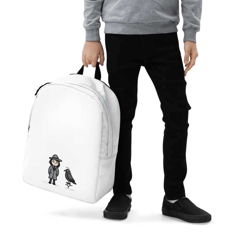 🎒 Crow Man & Companion Minimalist Backpack 🌟 product image (6)