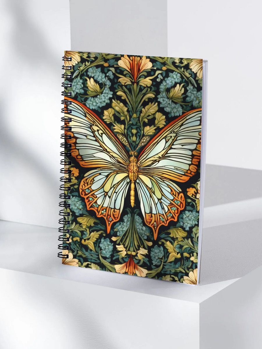Spiral Notepad William Morris Inspired Butterfly product image (4)