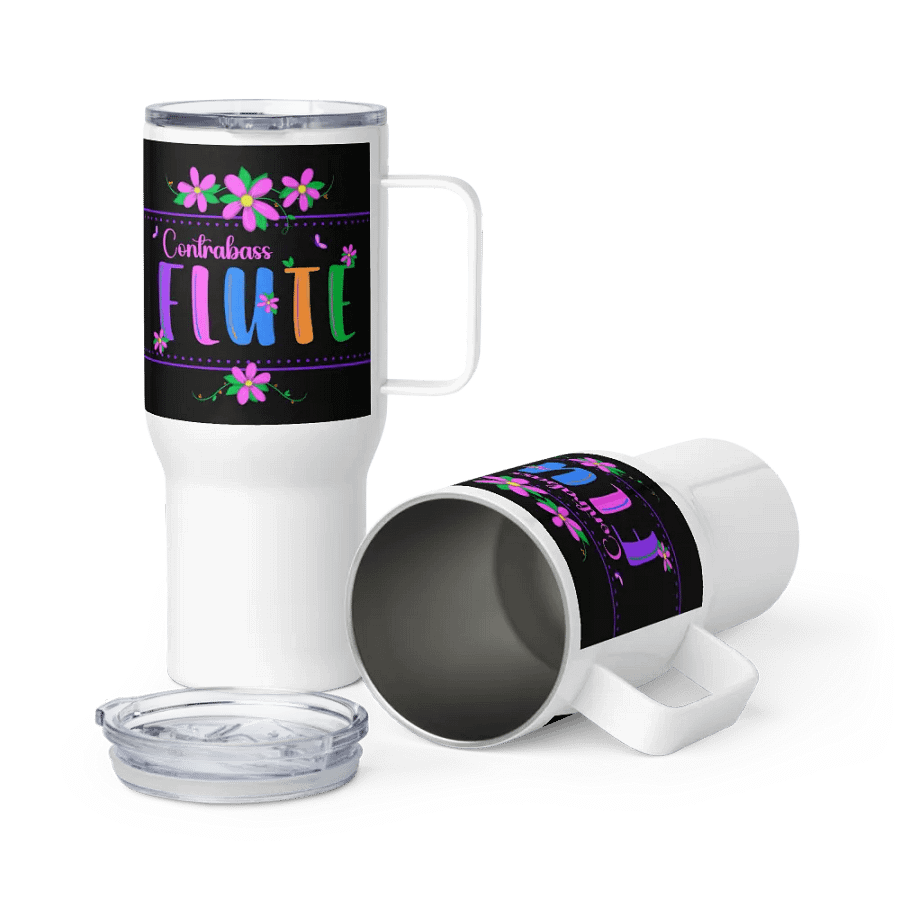 Floral Flute Travel Mug - Contrabass product image (6)