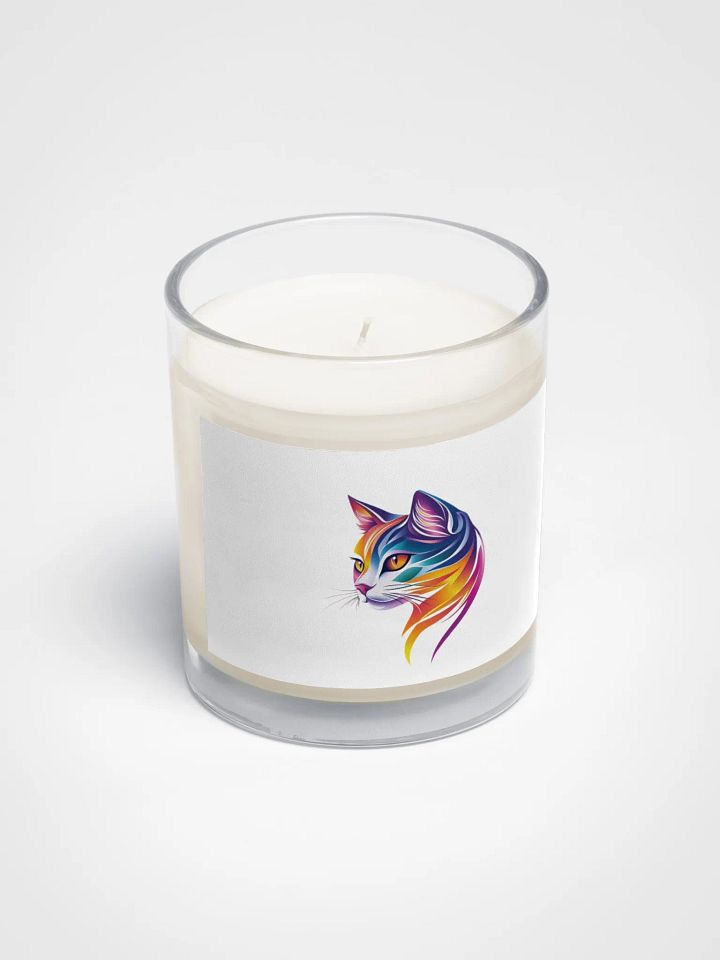 Vibrant Feline Dreams Soy Wax Candle product image (2)