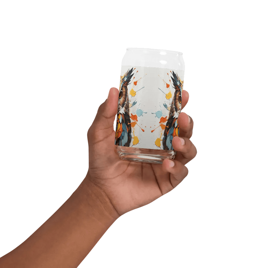 Midnight Watcher Owl Glass Can Sipper product image (4)