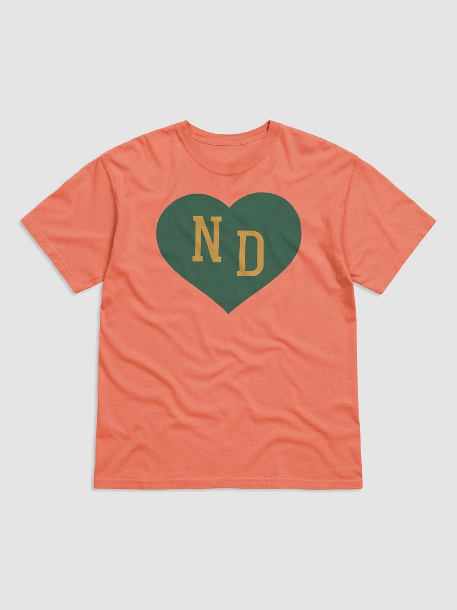 ND Heart Green Heavyweight Unisex Shirt product image (2)