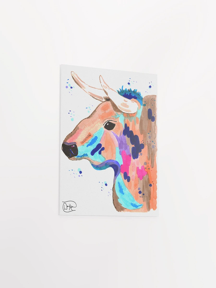 Chaos Bull Watercolour Print product image (3)
