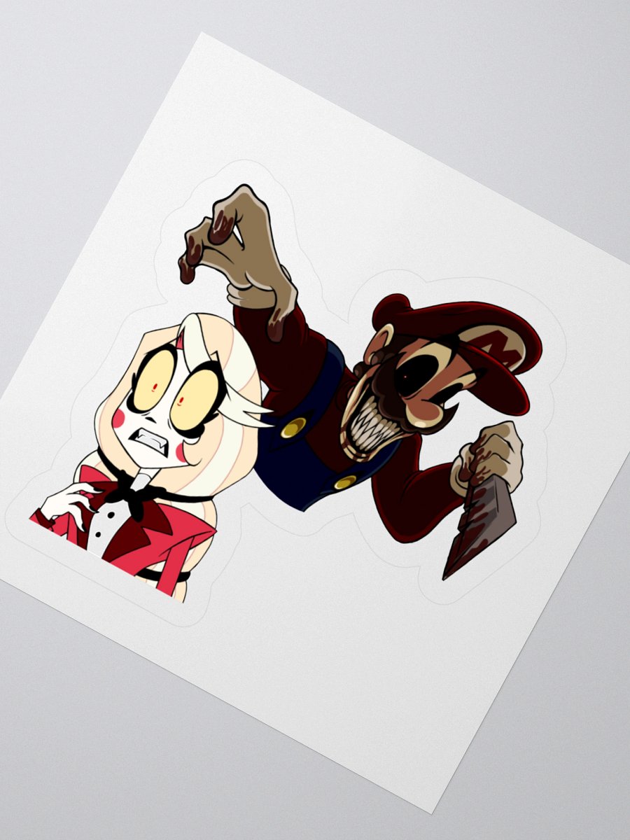 Horror Mario and Charlie Stickers product image (5)
