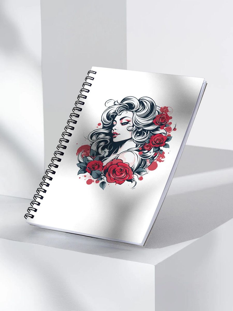 Roses & Ink Spiral Notebook product image (3)