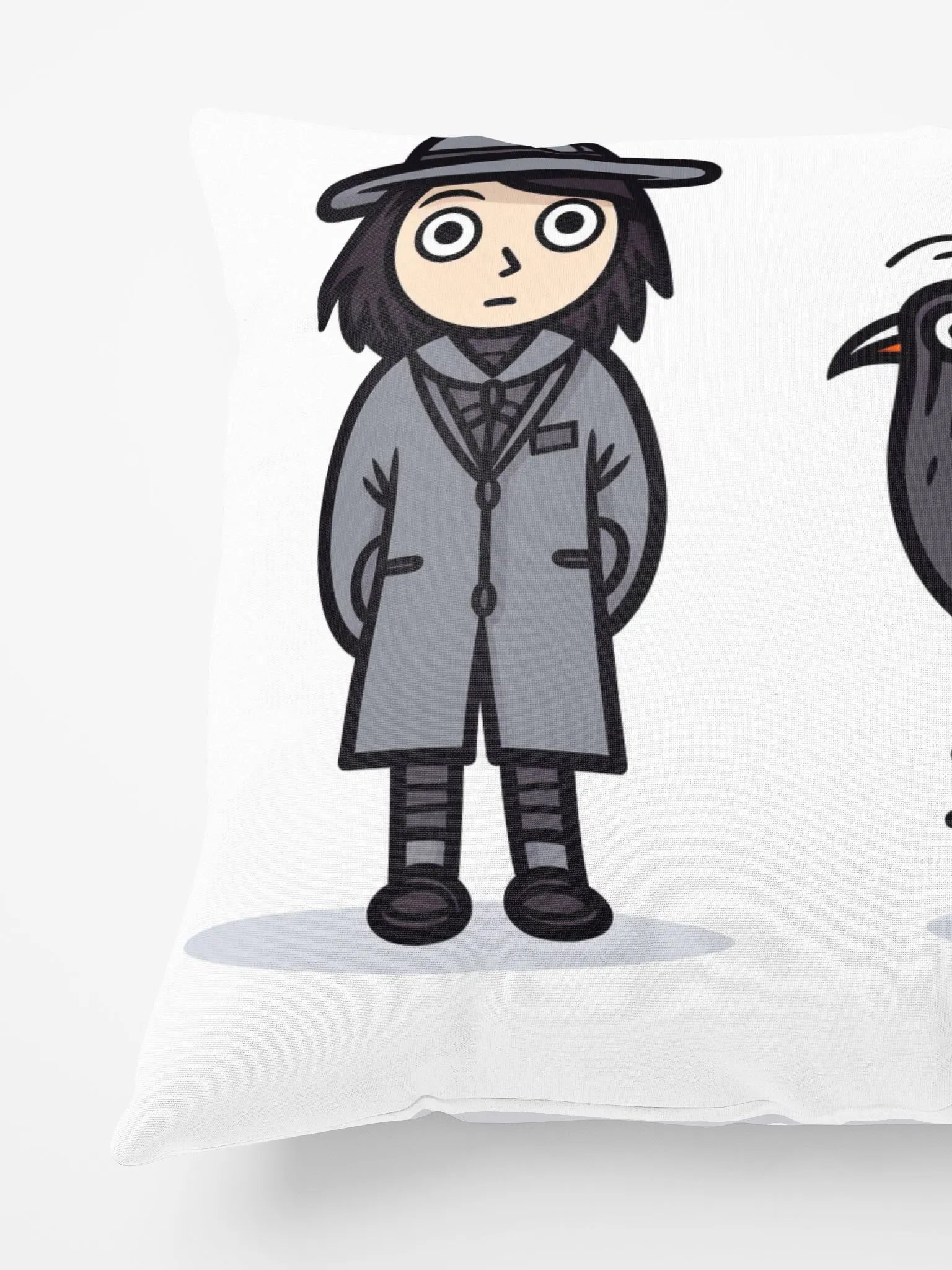 Cozy Pillow - Crowman and his crow product image (3)