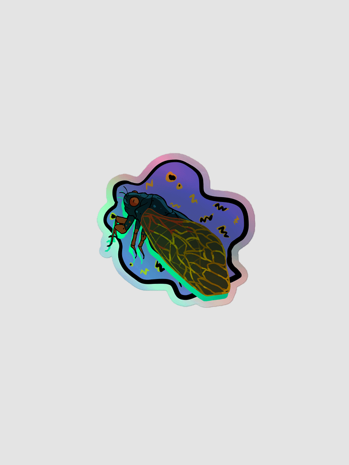 Vaporcicada holographic stickers product image (2)
