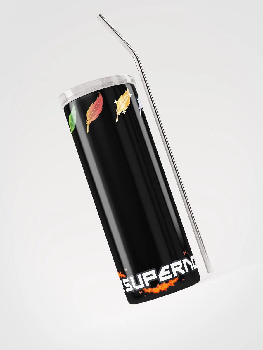 Feathers & Nameplate Stainless Steel Tumbler & Straw product image (3)