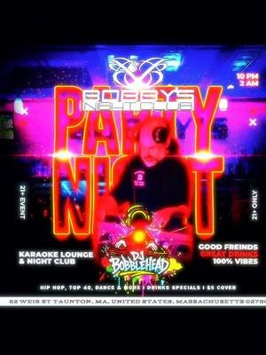 Alright, Wheaton College crew, listen up! 📢 DJ Bobblehead comin' at ya with the party scoop! 🎉 This week, we're bringing you TWO nights of pure fire at Bobby's Night Club! 🔥 Perfect for a study break or just a damn good time! 🎶 Saturday, October 11th - We're kicking off the weekend right! Get ready for a night of Hip Hop, Top 40, Dance & More! Good friends, great drinks, and 100% vibes guaranteed. 🎤 Friday, October 17th - The party doesn't stop! Join us for another epic night in the Karaoke Lounge & Night Club. Your chance to shine on the mic or just dance the night away to the hottest tracks. 📍 Bobby's Night Club - 62 Weir St, Taunton, MA ⏰ 10 PM - 2 AM 💰 $5 Cover 🔞 21+ Event | 21+ Only Don't miss out on the best party in town! Let's make some memories! See you on the dance floor! 🎧 #BobbysNightClub #PartyNight #DJBobblehead #TauntonMA #Nightlife 