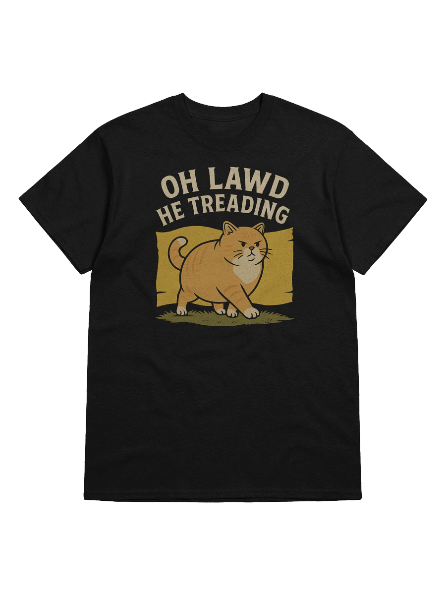 Oh Lawd He Treading Funny Chonky Cat Meme T-Shirt product image (7)