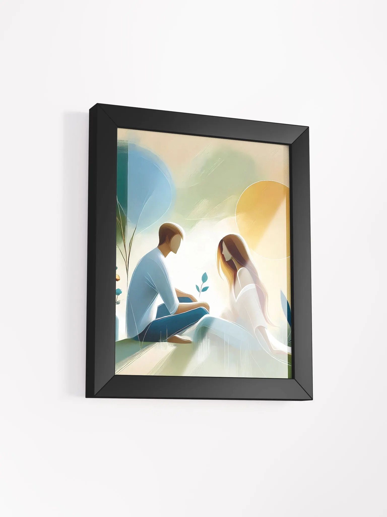 Love Art Frame | Couple Painting | Couple Frame | Painting #A5 product image (21)