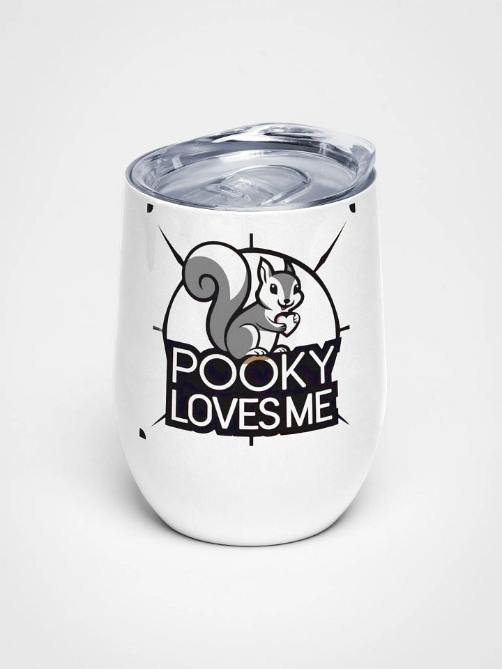 Wine Tumbler, Keeps Drinks Cold: Pooky Loves Me product image (1)