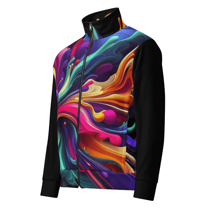 Vibrant Burst Recycled Track Jacket | AI Design product image (1)