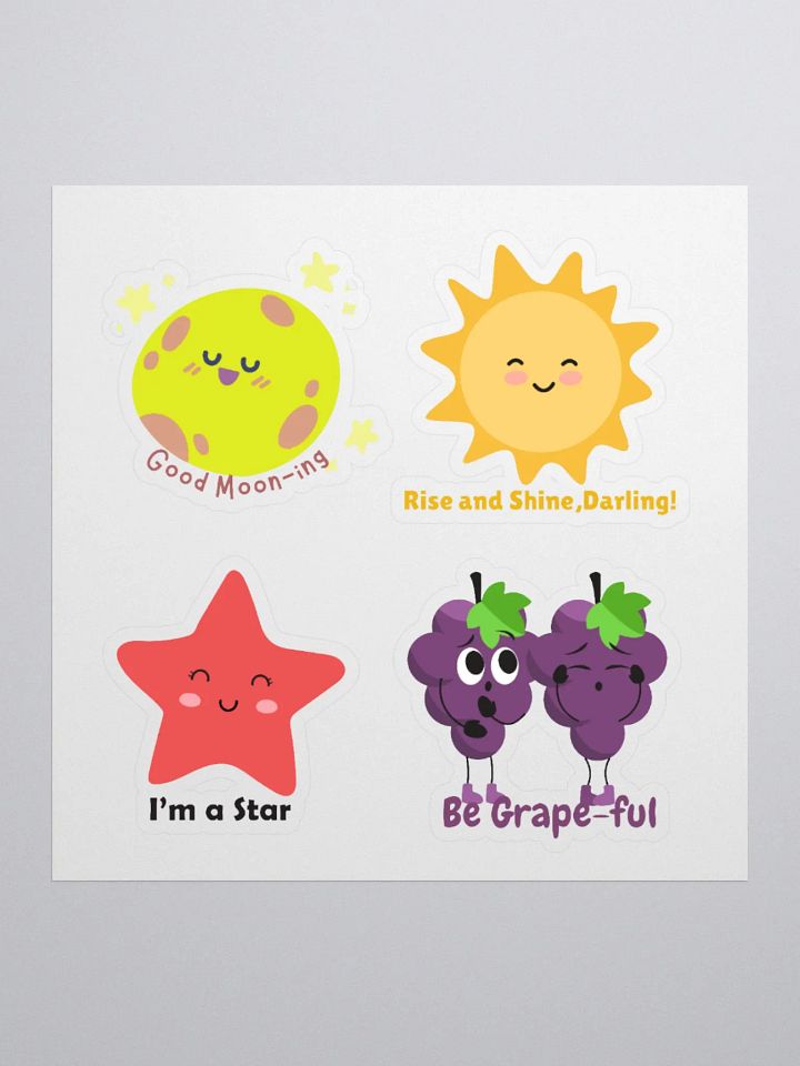 Morning Pun Stickers product image (1)