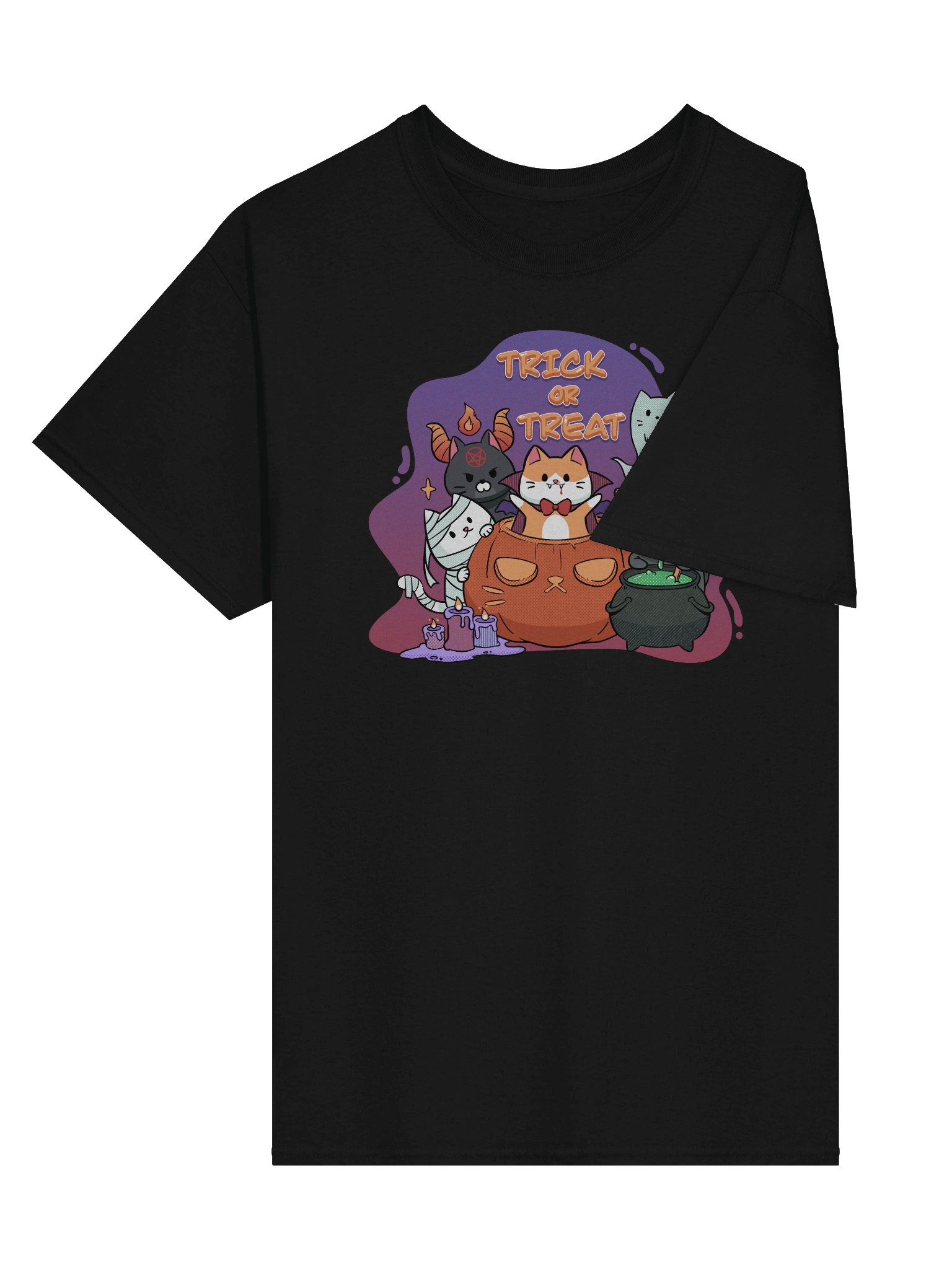 Cat Halloween T-shirt product image (9)