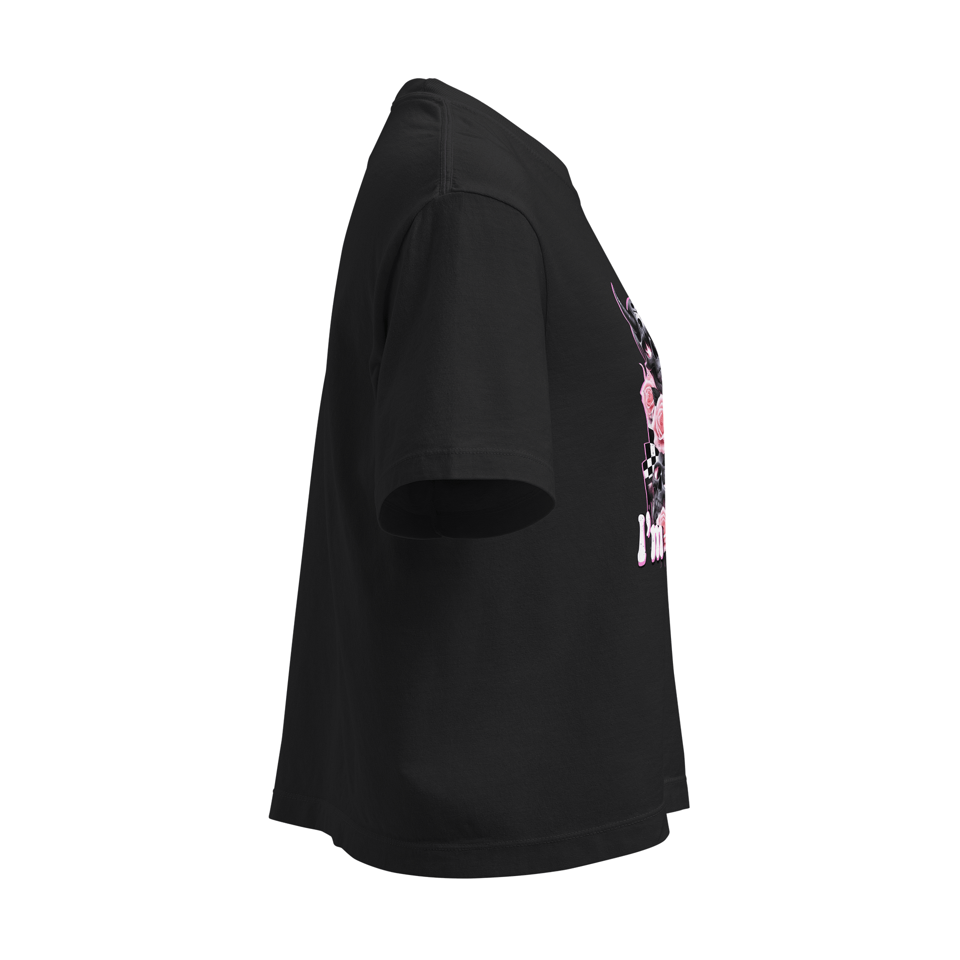Gothic Devil Horns Ice Cream Women's Box Tee product image (4)