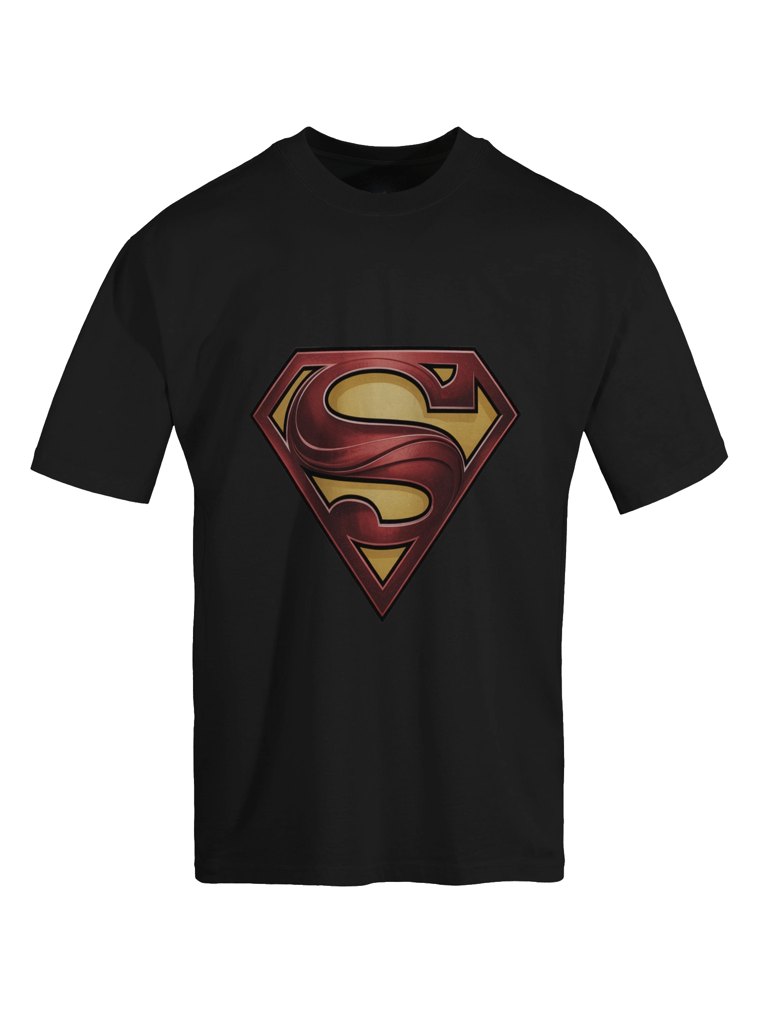 Superman Iconic Shield Oversized Faded T-Shirt product image (1)