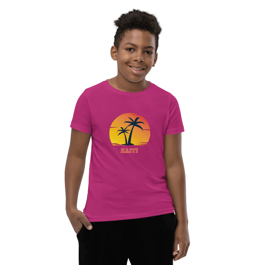Haitian Sunset Youth T-Shirt product image (110)