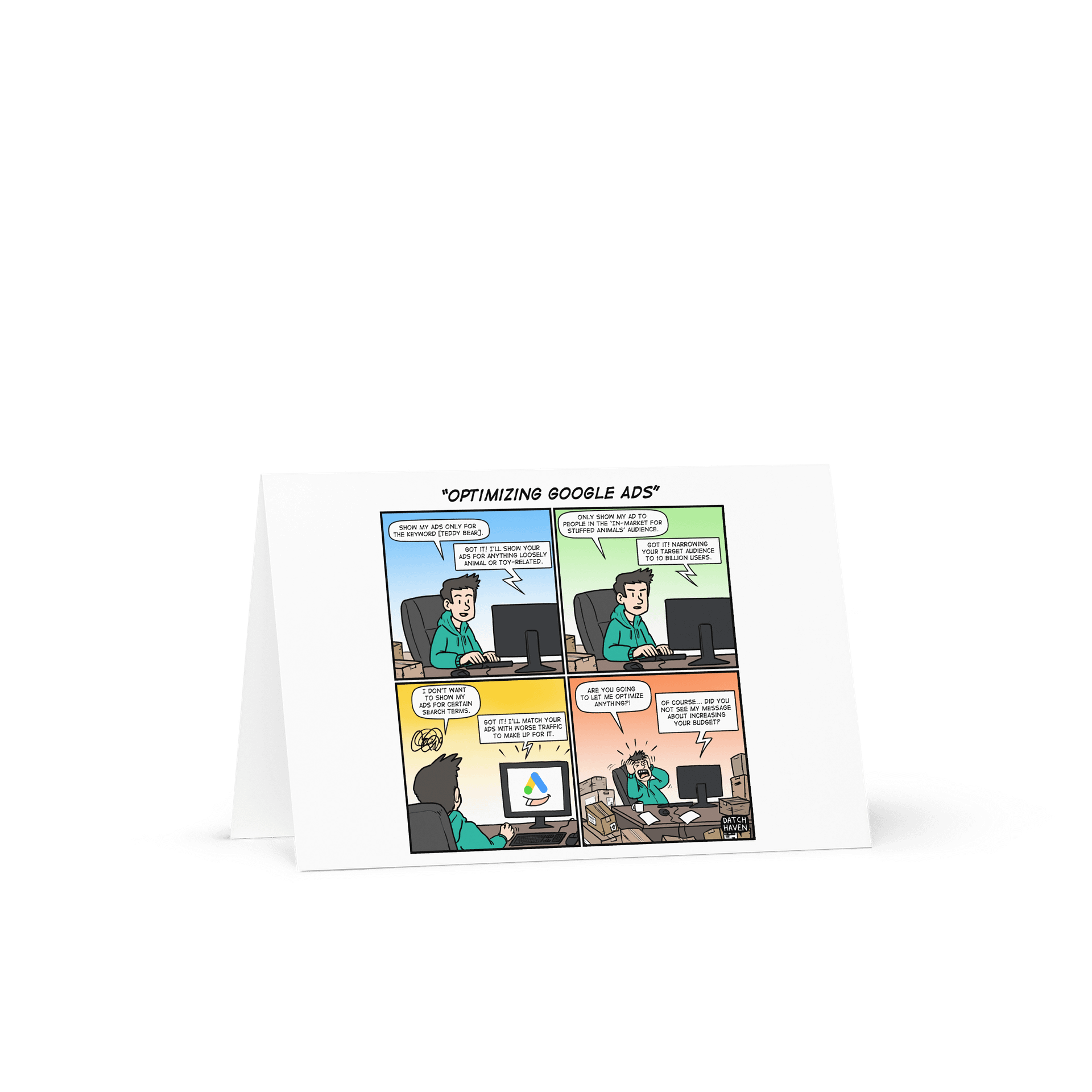 "Optimizing Google Ads" card product image (1)