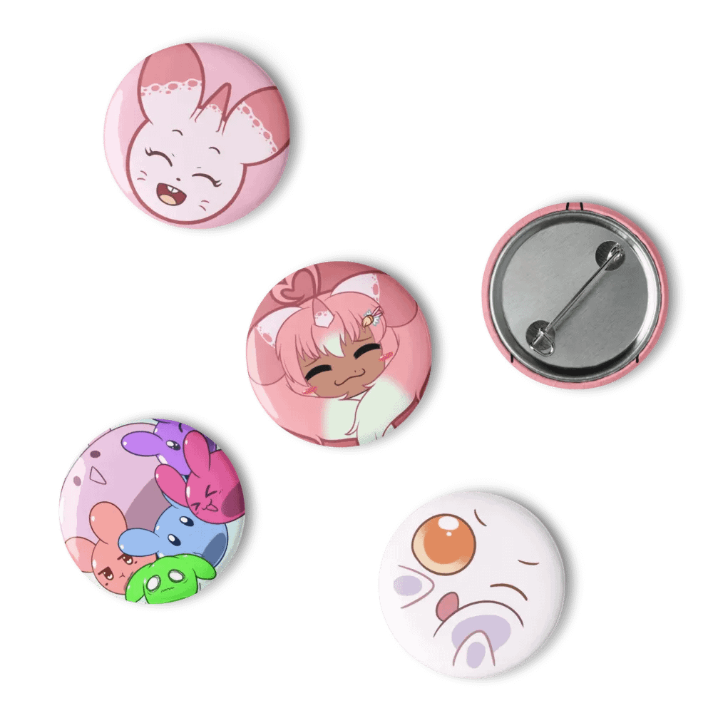 Jammy and Co. Pin Button Set (5PCs) product image (6)