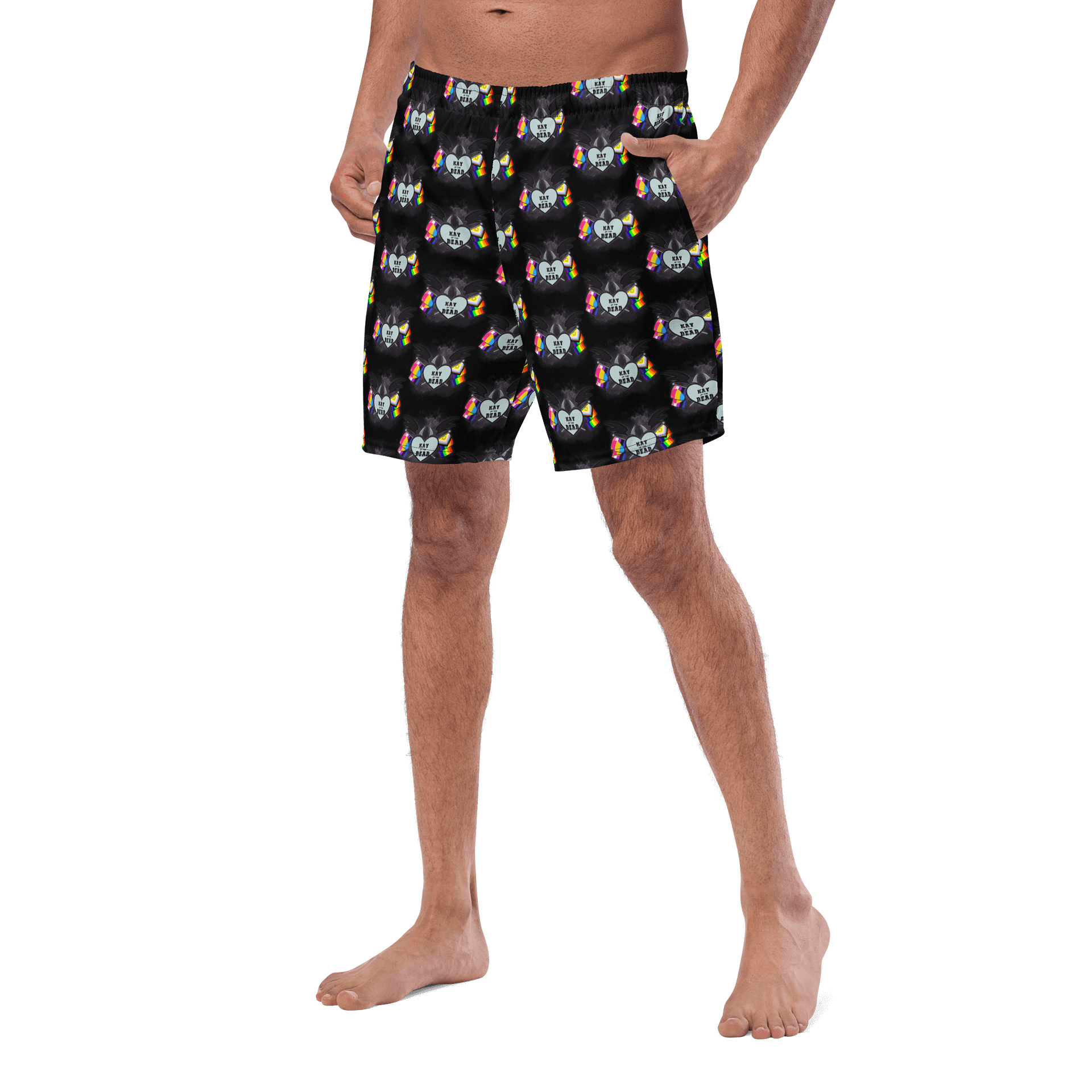 Kay_of_the_Dead Pride Logo Swim Trunks product image (2)