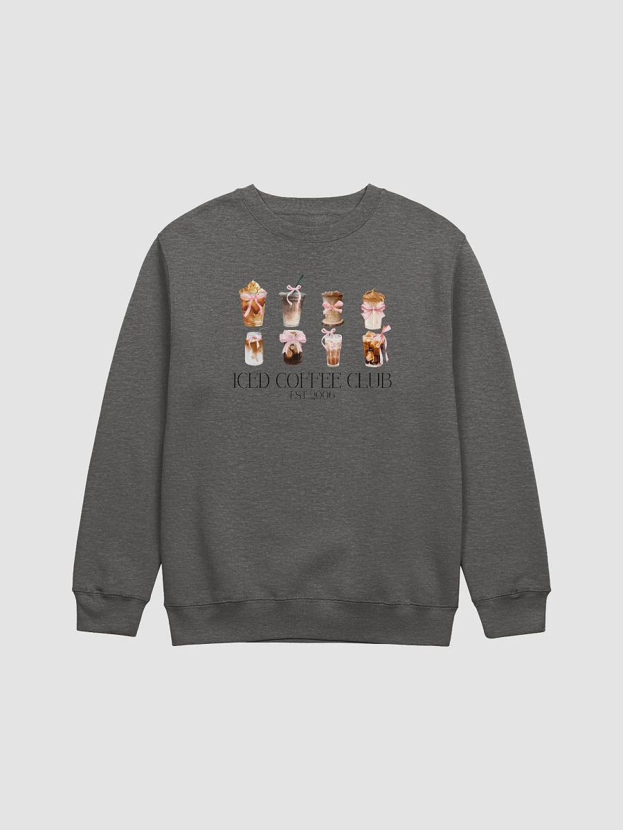 Soft Girl Iced Coffee Club Long Sleeve Unisex Sweatshirt product image (4)