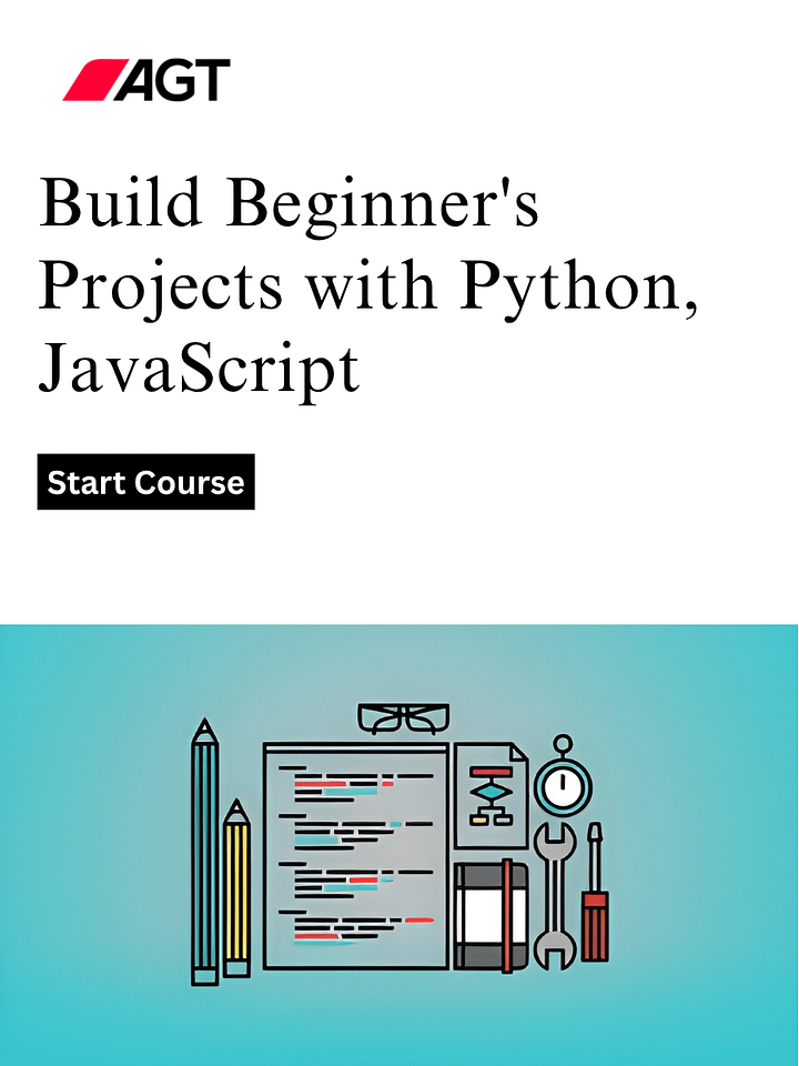 Build 17 Beginner's Projects with : Python | JavaScript | C# product image (1)