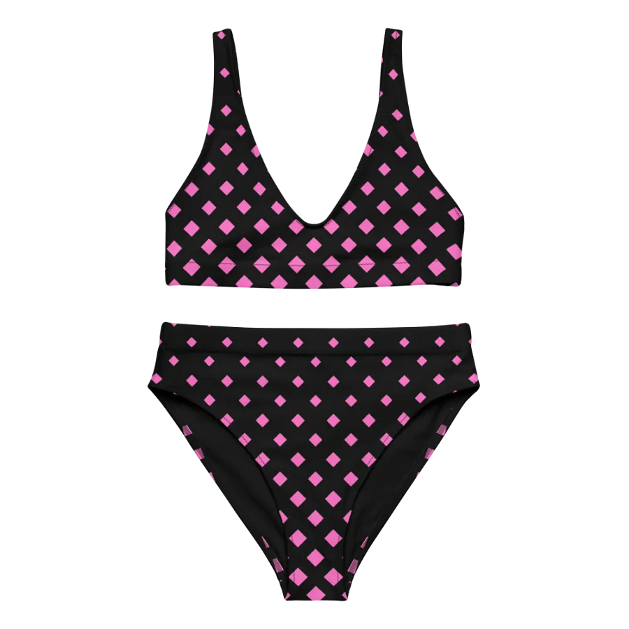Midnight Sparkle High Waisted Bikini Set product image (7)