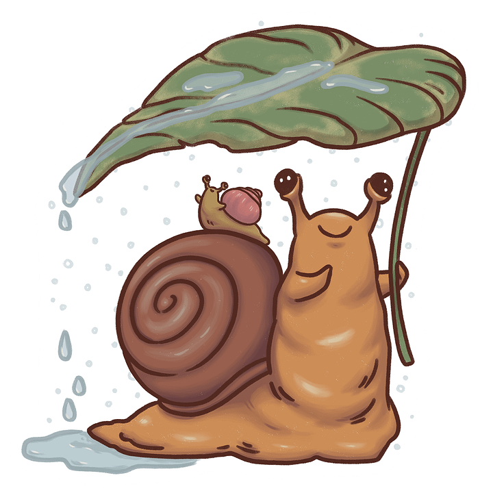sticker : snail shelter product image (1)
