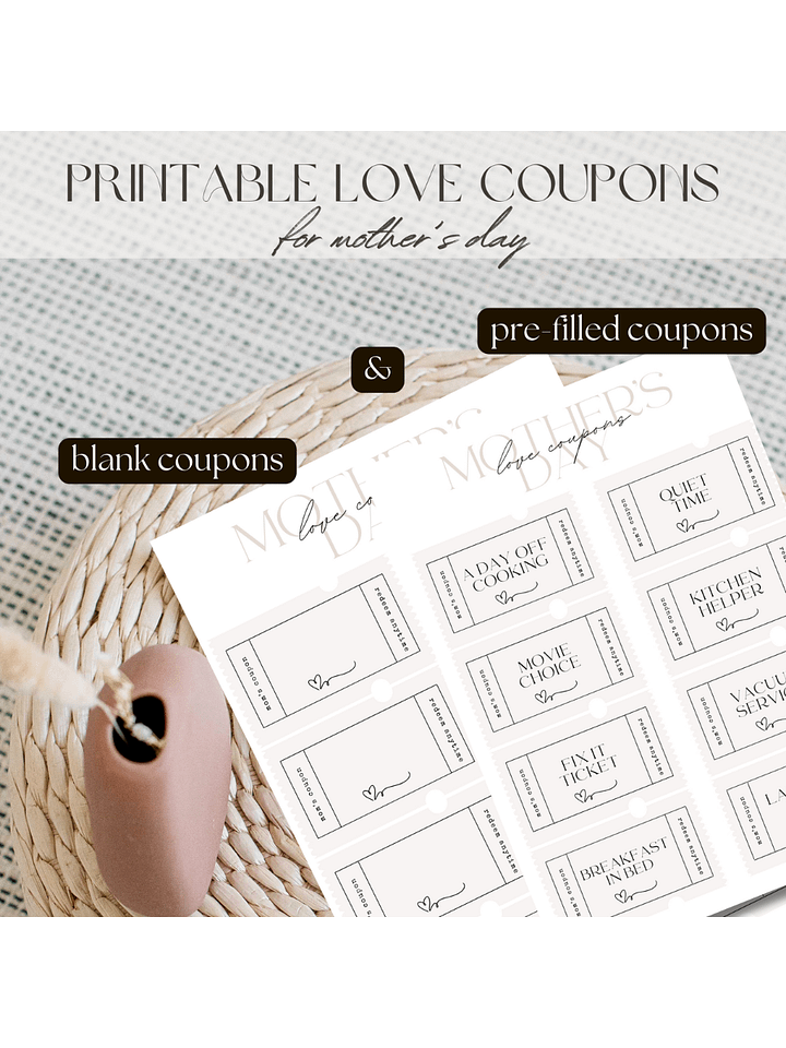 Happy Mother’s Day Coupon Book product image (2)