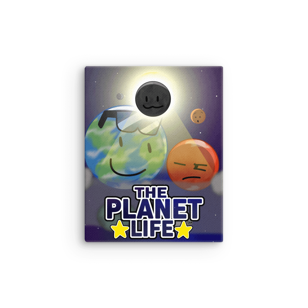 "Solar Eclipse" The Planet Life Canvas product image (1)