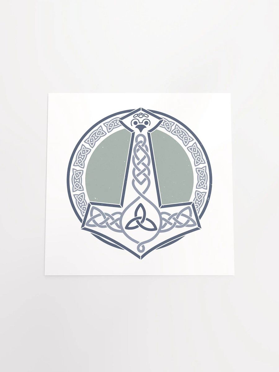 Blue Mjölnir Poster product image (16)