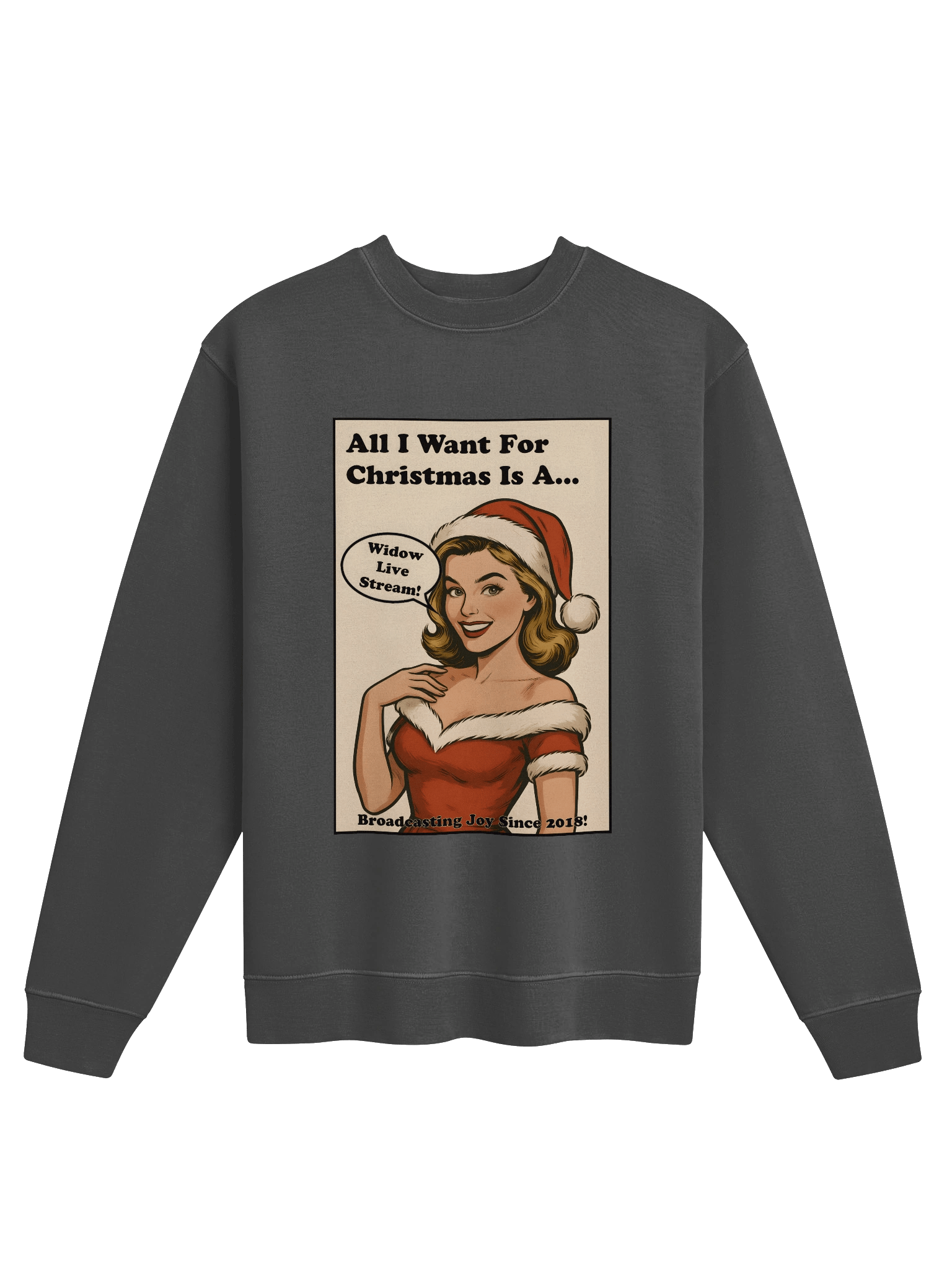 Widow Vintage Christmas Crewneck product image (1)