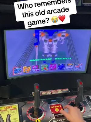 Virtual On: Cyber Troopers Man this was like before Gundam games were a thing in America! I played this arcade game so much when I was a kid. This was easily one of my favorite games! 😭❤️ (Sadly the controls were busted for this machine 😓) #arcade #arcadegames #arcadegame #90s #90skids #90sthrowback #robot #mecha #sega #gundam #gundamtiktok #volttaku 
