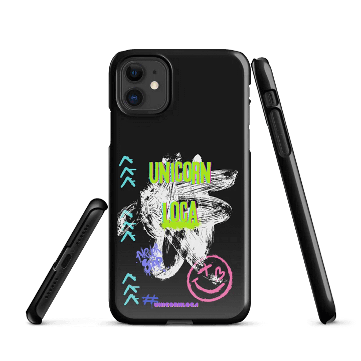 Neon Unicorn Loca iPhone® Snap Case product image (1)