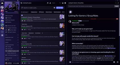 LFG / Looking For Group Updates!