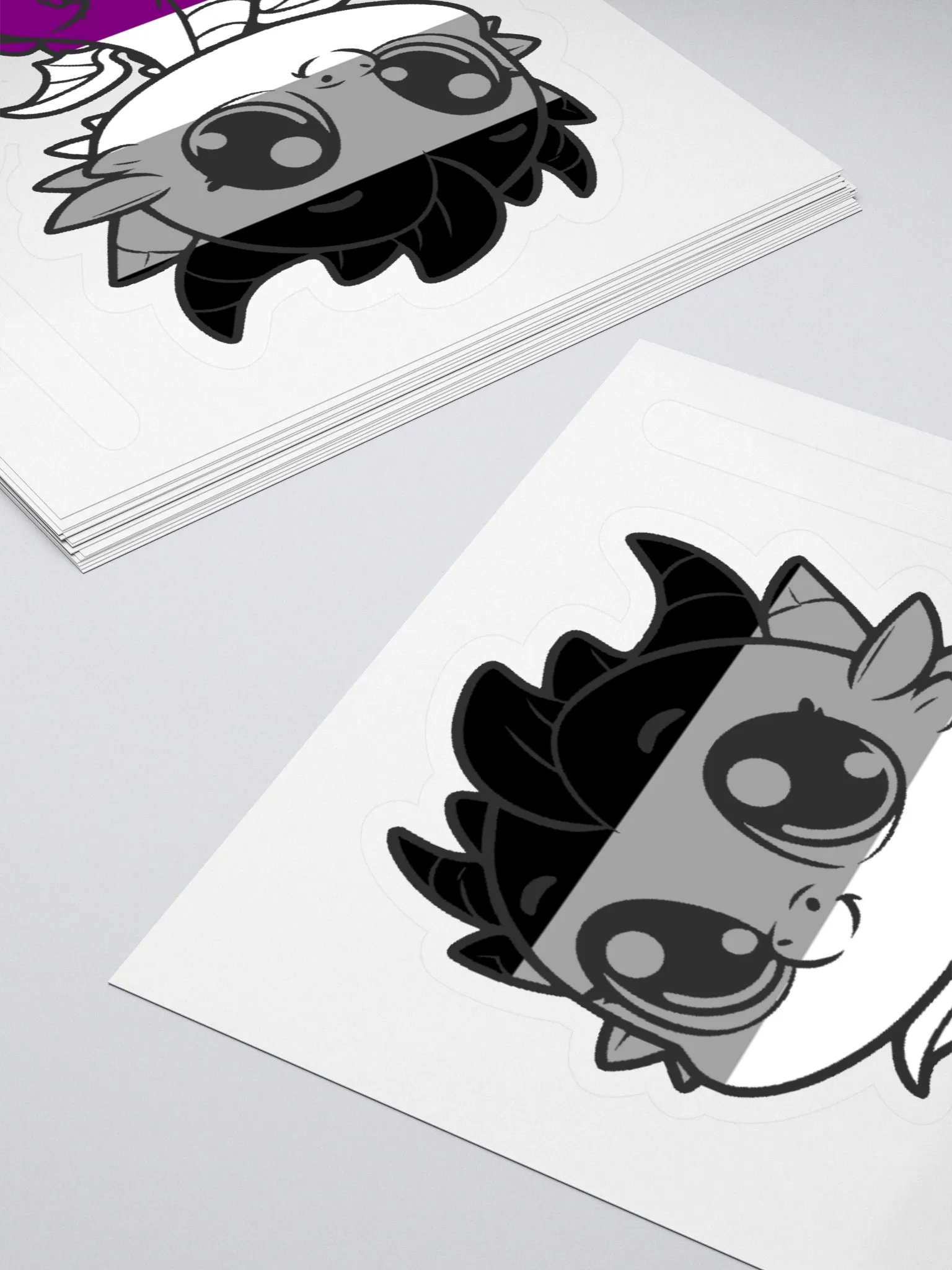 Asexual Pride Dragon Sticker product image (4)