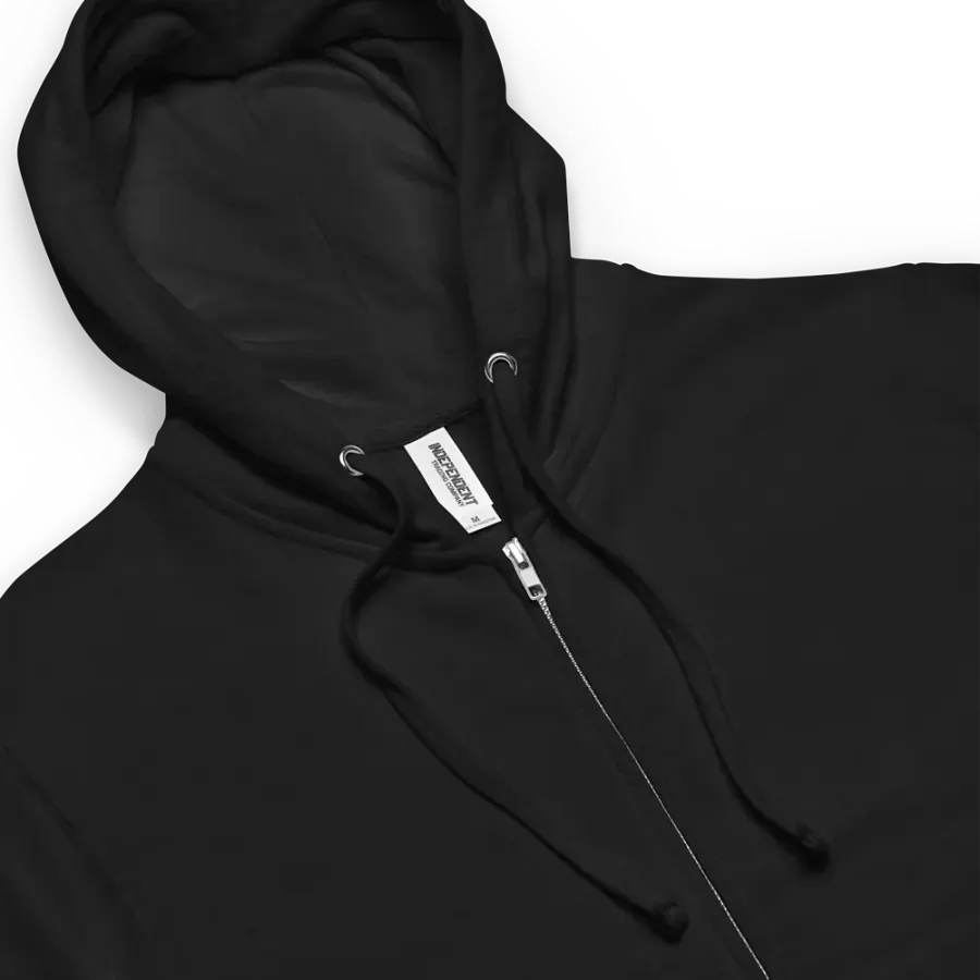 "Hello Death" Embroidered Zip Hoodie product image (4)
