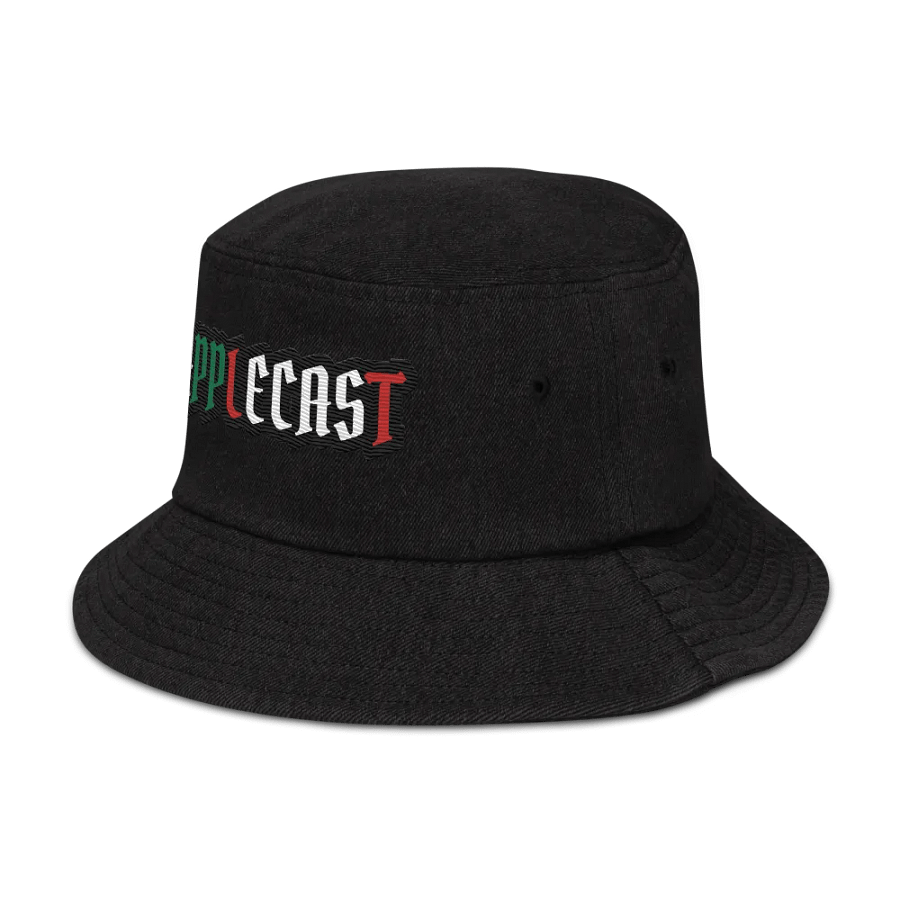 CRAPPLECAST CHRISTMAS DENIM BUCKET HAT product image (7)