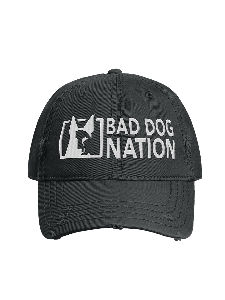Bad Dog Nation - Embroidered Distressed Dad Hat product image (1)