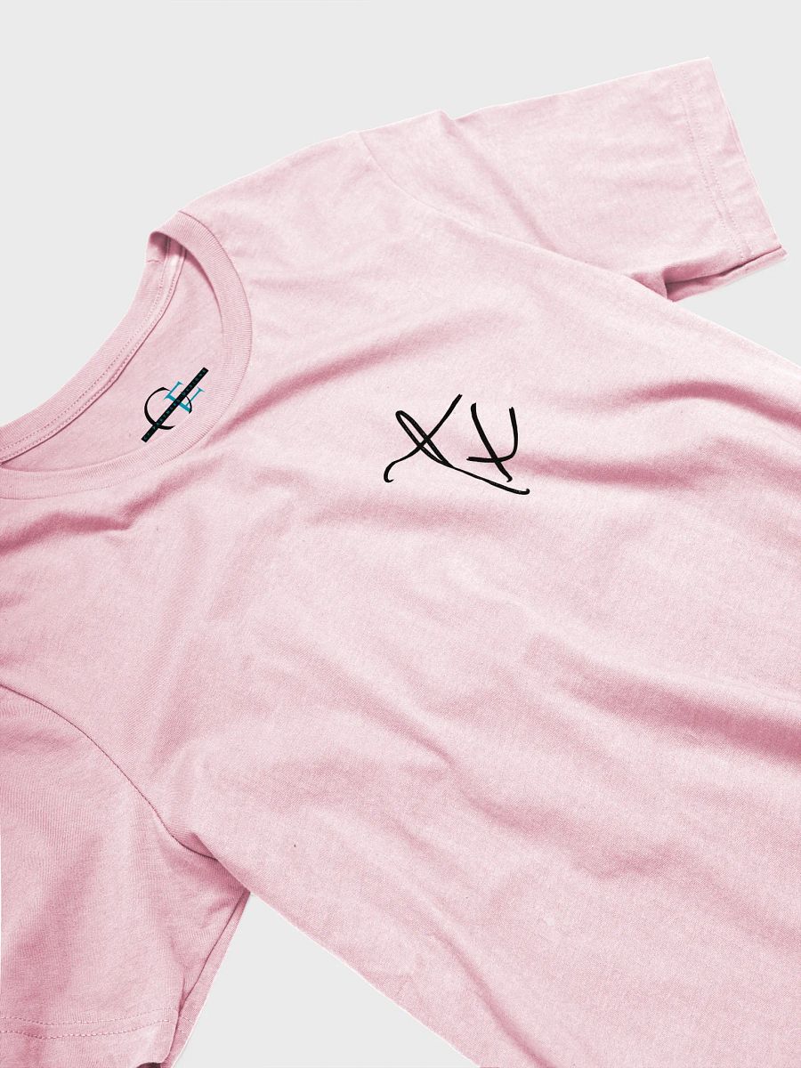 🖋️ Minimal TX Script Tee | Shadow Script Left-Chest Print | Bella+Canvas Unisex Shirt product image (3)