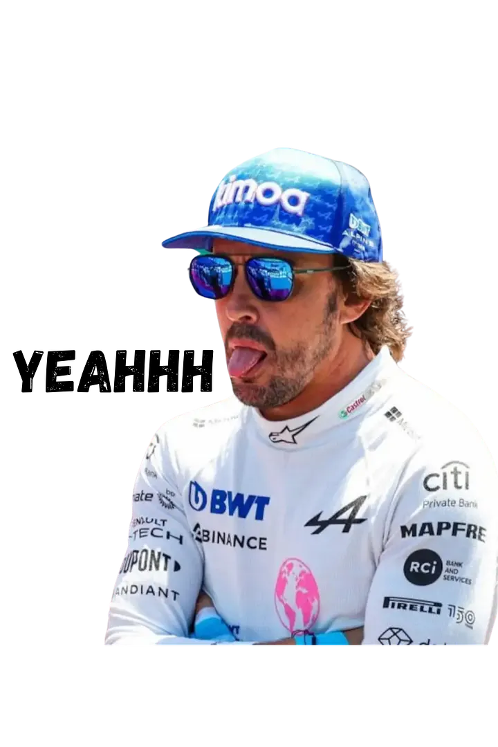 FERNANDO ALONSO free digital stickers for WhatsApp and Instagram product image (1)