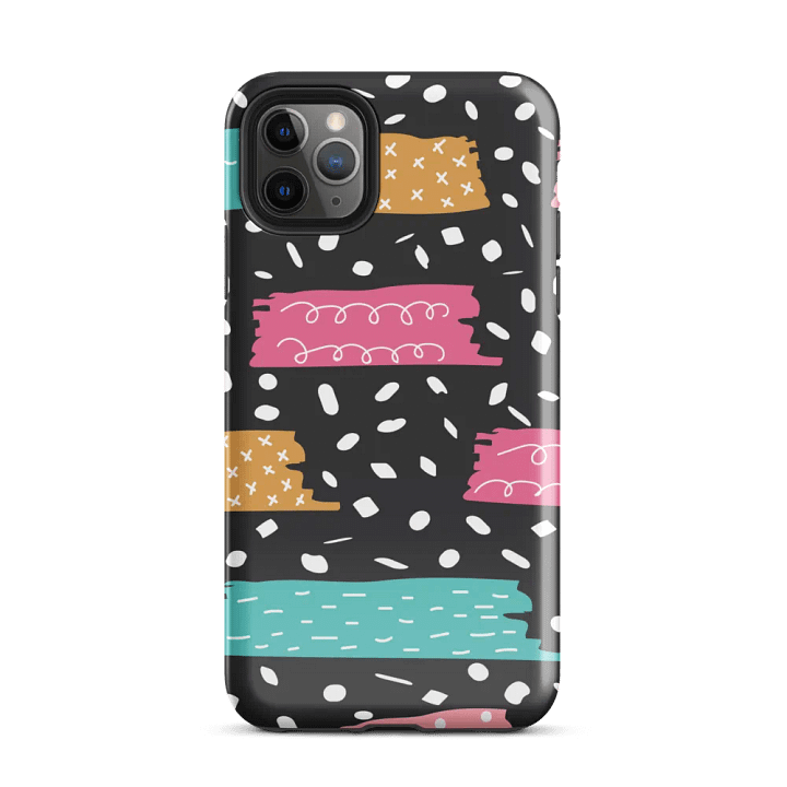 Vibrant Brushstrokes iPhone® Tough Case product image (2)