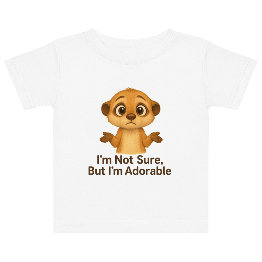 Adorable Puzzled Meerkat Baby T-Shirt product image (1)