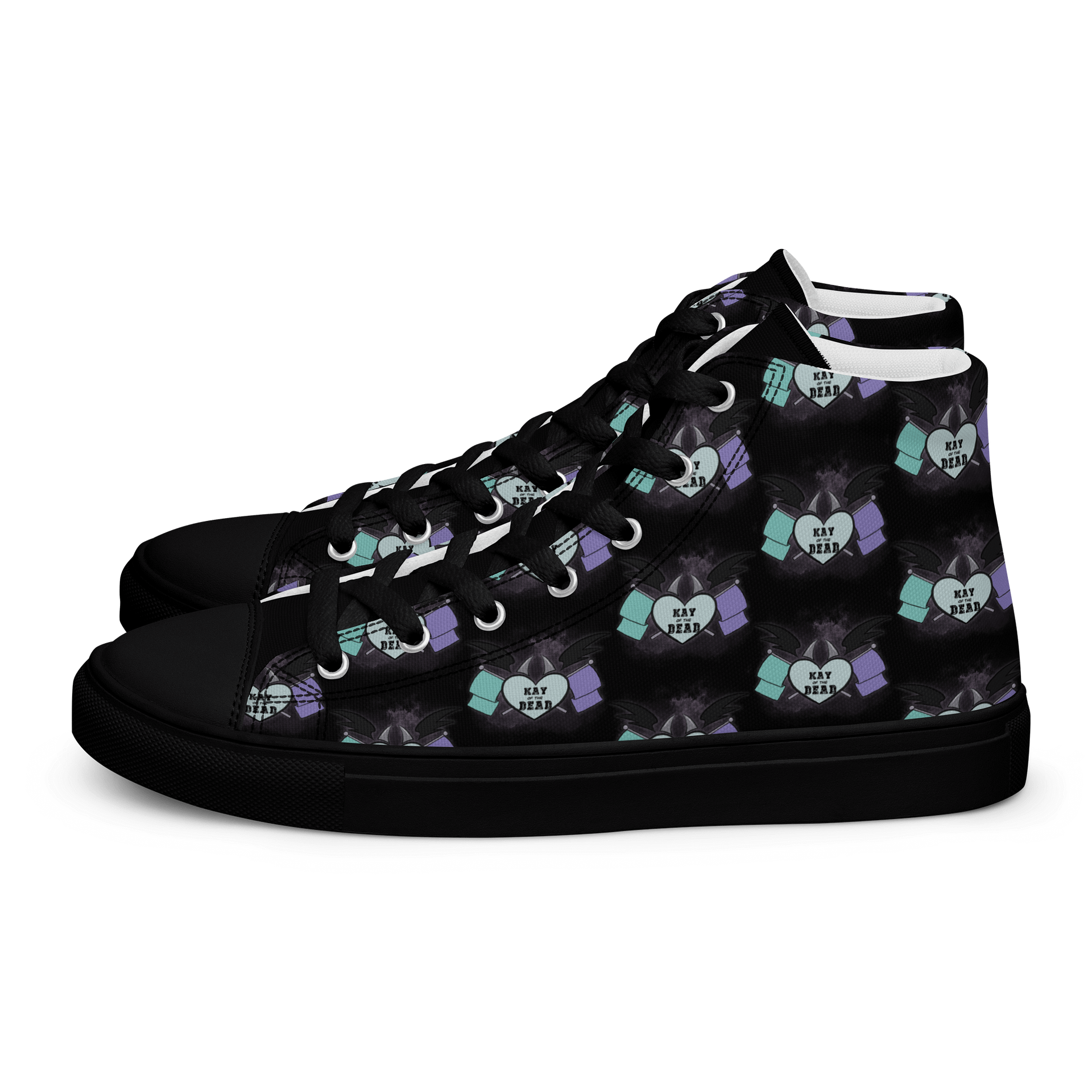 Kay_of_the_Dead Logo Men's High Tops product image (1)