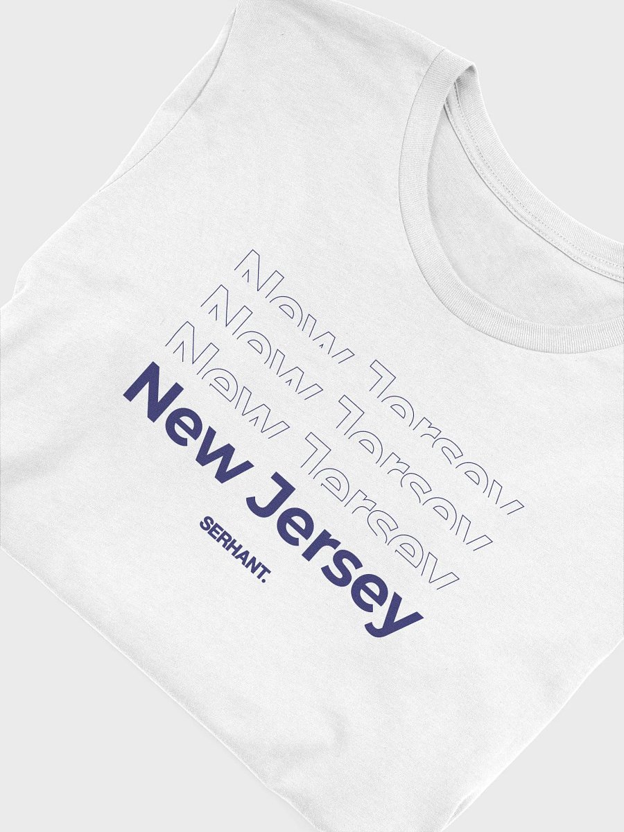 SERHANT. New Jersey White Type T-Shirt product image (5)