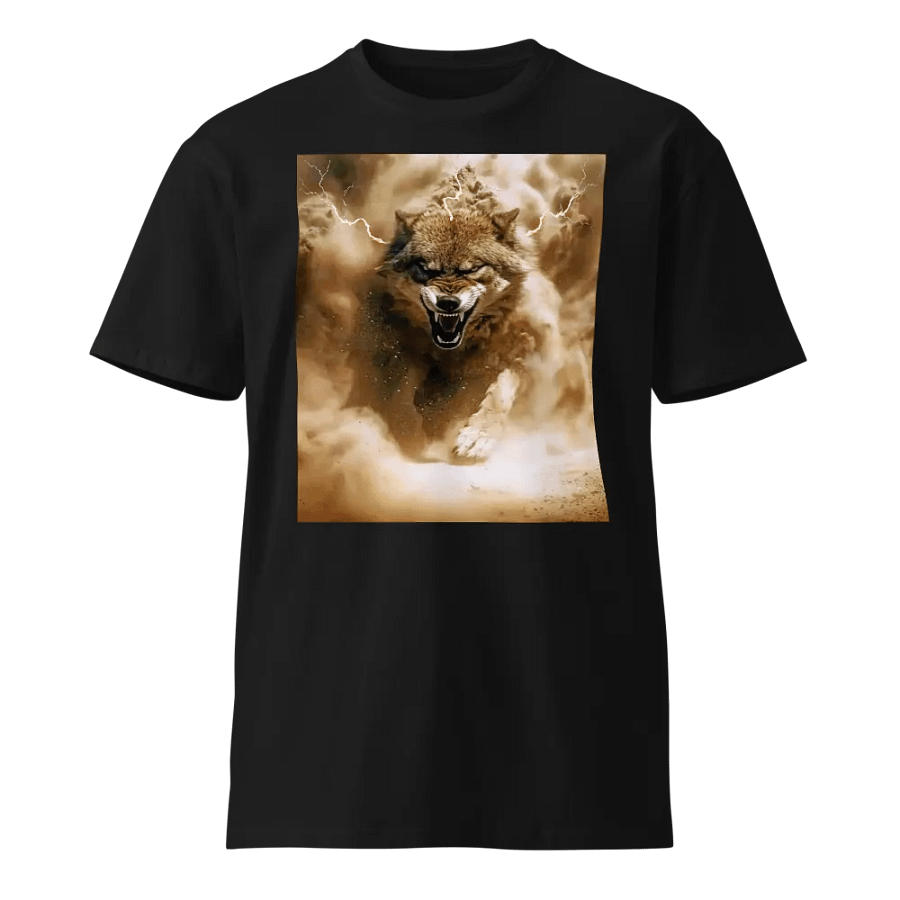 Thunderous Storm Wolf Unisex Tee product image (1)