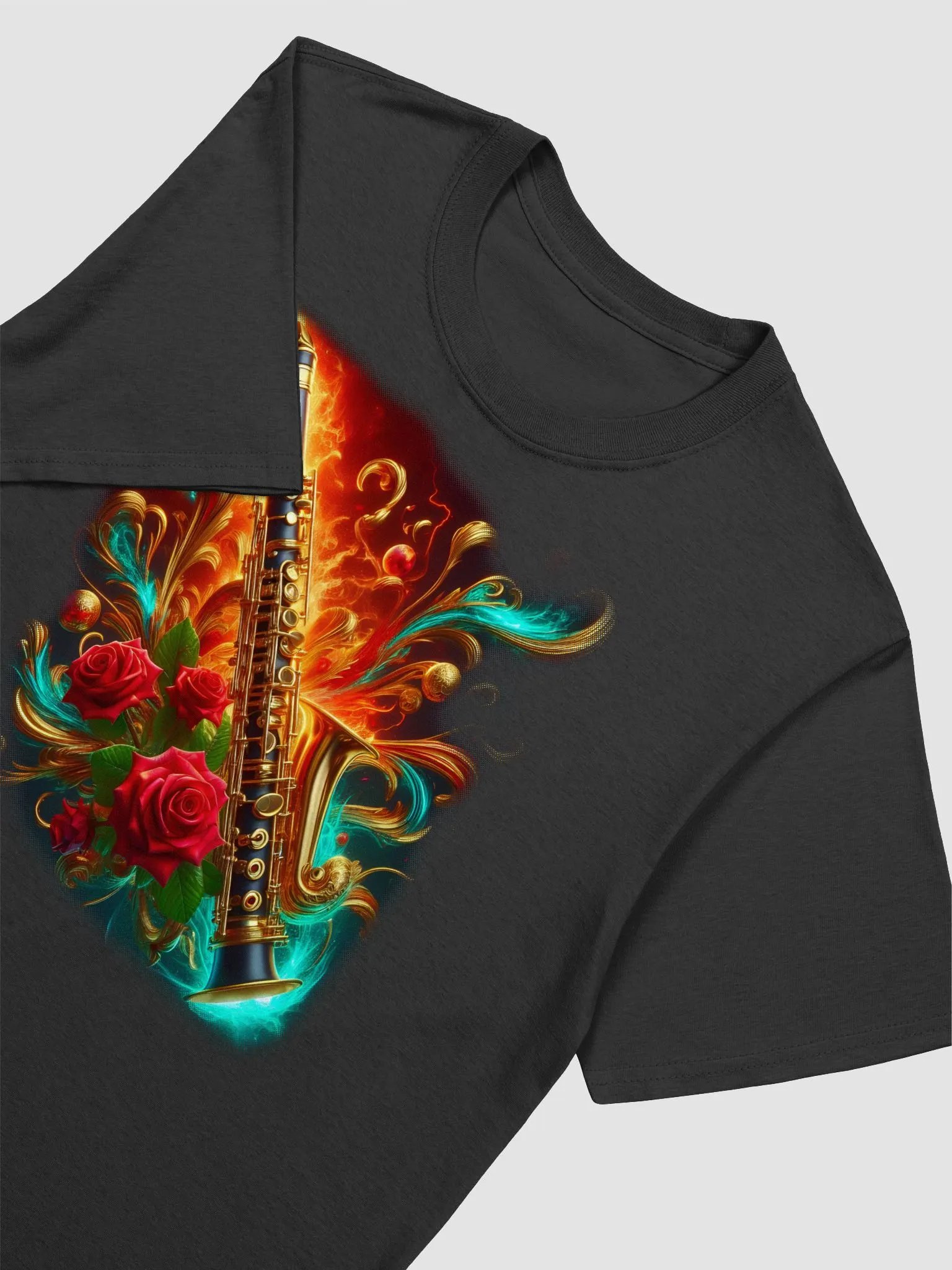 Vibrant Clarinet Serenade - Unisex Clarinet T-Shirt #34 product image (3)