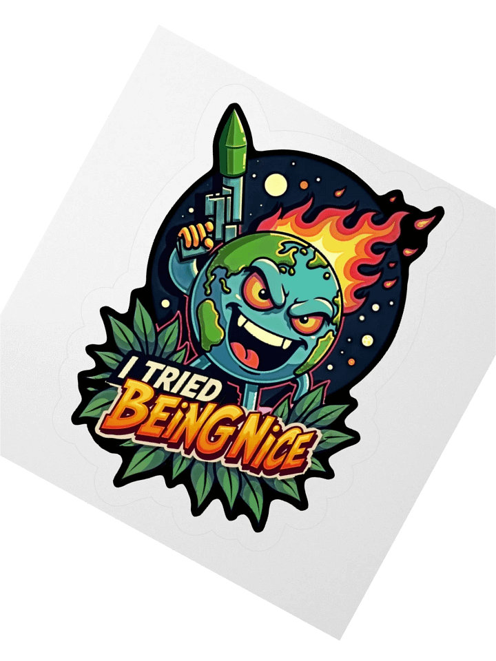 I Tried Being Nice Sticker product image (2)